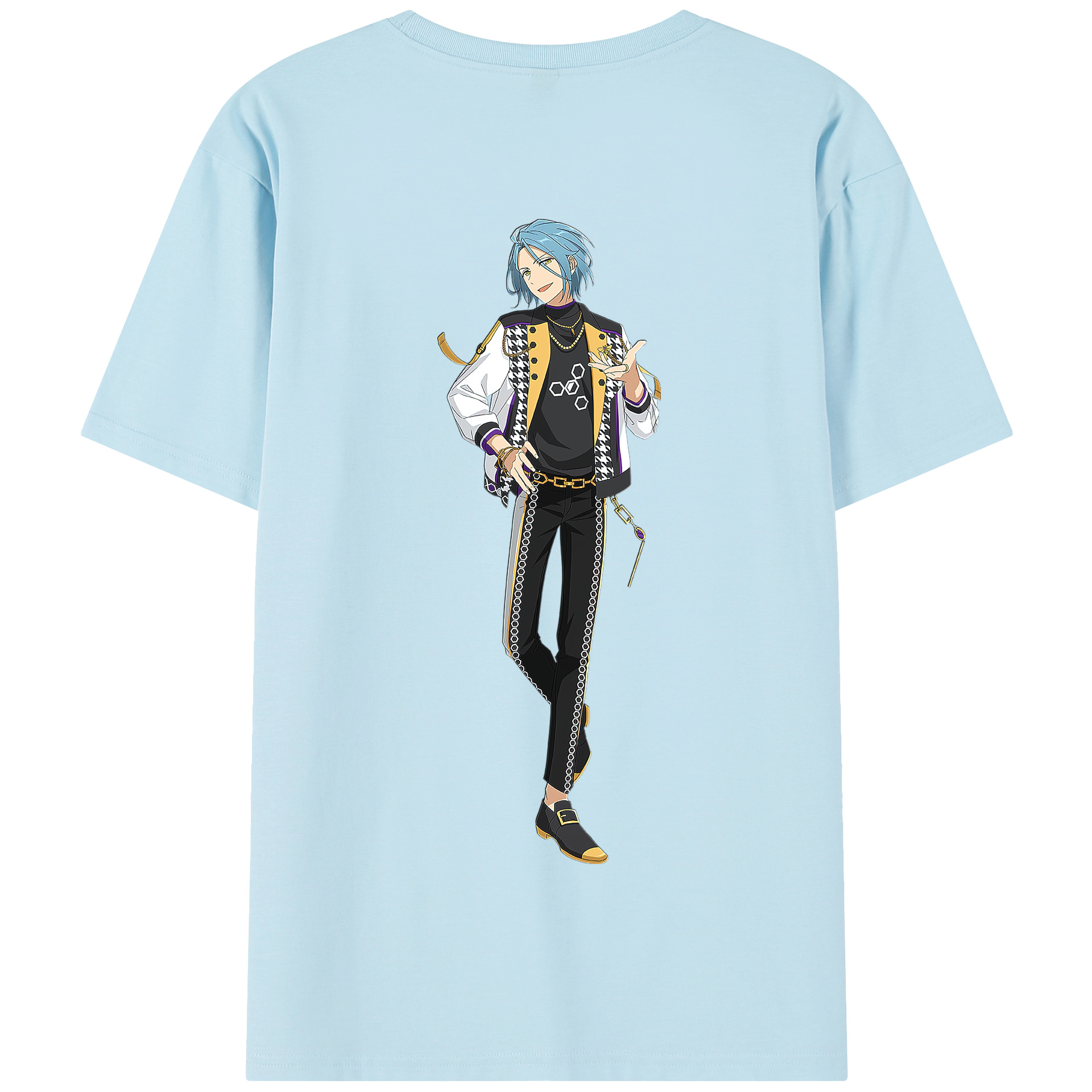 （画像用） あんさんぶるスターズ! Ensemble Stars 綿100％半袖Tシャツ（背面プリント）